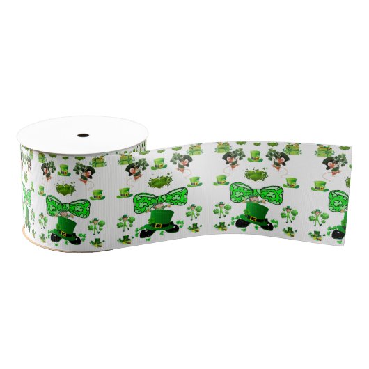 Gros-grain Ruban de la Saint Patrick (Bobine)