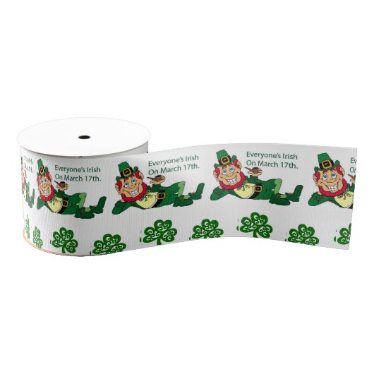 Gros-grain Ruban de la Saint Patrick (Bobine)