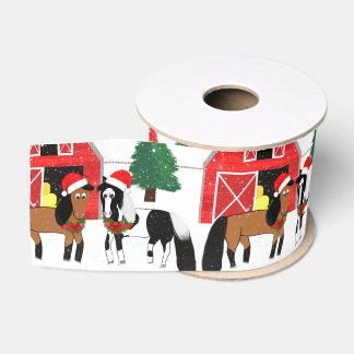 Gros-grain Ruban de Noël de cheval