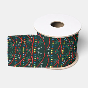 Gros-grain Ruban de Noël personnalisé Ruban de Noël