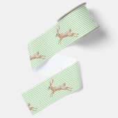 Gros-grain Ruban de Pâques avec le Bunny Leaping Design (Dos)