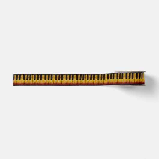 Gros-grain Ruban de piano de style vintage (Devant)
