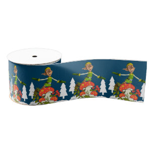 Gros-grain Ruban décoratif de Noël, elfe