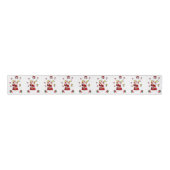 Gros-grain Ruban décoratif de Noël, Père Noël (Devant)