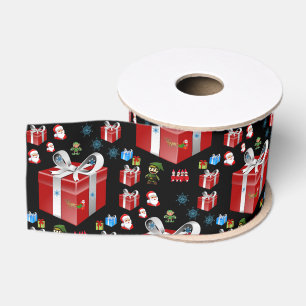 Gros-grain ruban décoratif noël