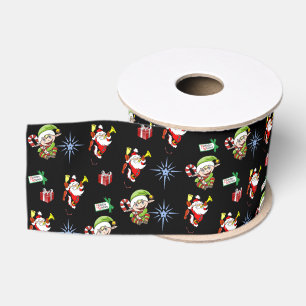 Gros-grain ruban décoratif noël