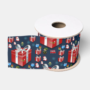 Gros-grain ruban décoratif noël