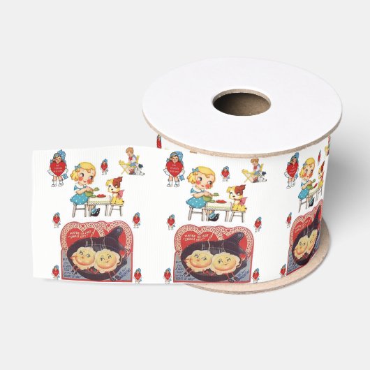 Gros-grain ruban décoratif vintage (Bobine)