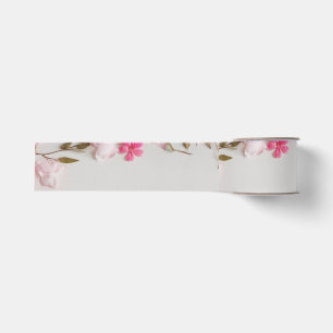 Gros-grain ruban floral