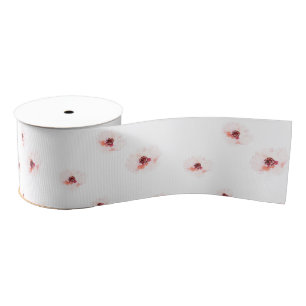 Gros-grain Ruban Grosgrain Aquarelle Floral Élégant