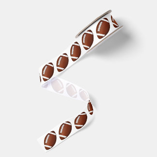 Gros-grain Ruban Grosgrain Football pour noeuds de pom-pom gi