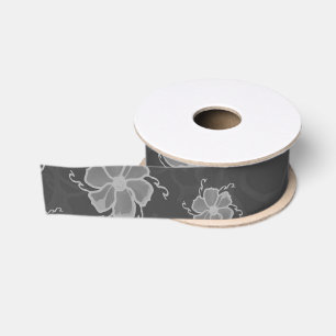 Gros-grain Ruban Grosgrain Monochrome FTF dans des Tons Gris