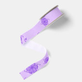 Gros-grain Ruban Grosgrain Monochrome FTF Violet (Dos)