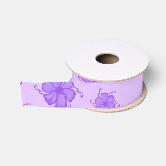 Gros-grain Ruban Grosgrain Monochrome FTF Violet (Bobine)