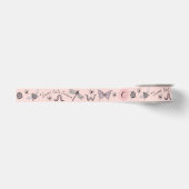 Gros-grain Ruban grosgrain monogrammé rose blush bug (Devant)