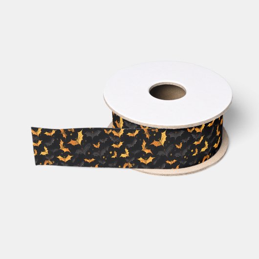 Gros-grain Ruban Halloween Grosgrain (Bobine)