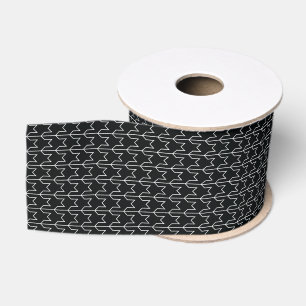 Gros-grain Ruban Houndstooth Grosgrain