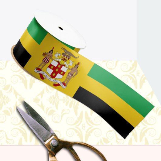Gros-grain Ruban jamaïcain Tricolor, Emblem, Jamaïcain