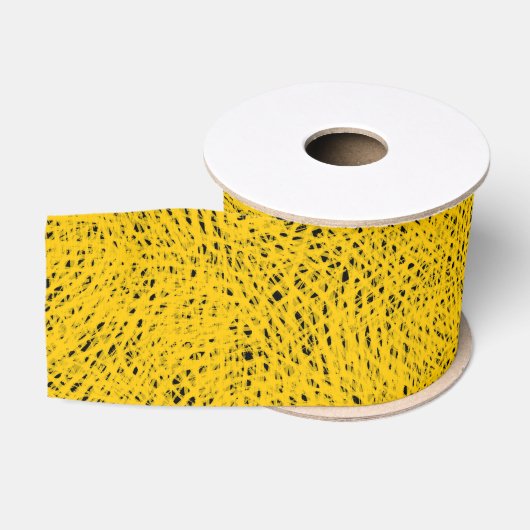 Gros-grain Ruban jaune (Bobine)