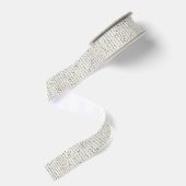 Gros-grain Ruban manuscrit Vintage Abstrait (Dos)