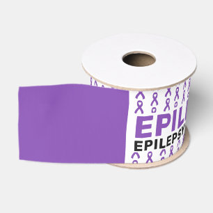Gros-grain Ruban Motif de sensibilisation à l'épilepsie