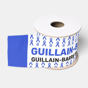Gros-grain Ruban Motif de sensibilisation au syndrome de Guil