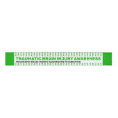 Gros-grain Ruban Motif de sensibilisation aux traumatismes cé (Devant)