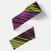 Gros-grain Ruban Neon Zig Zag Swirl (Dos)