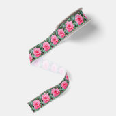 Gros-grain Ruban parfait rose rose satin (Dos)