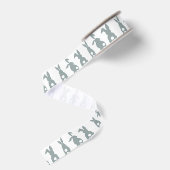 Gros-grain Ruban - Queue blanche duveteuse largeur 1,5 po (Dos)