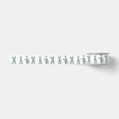 Gros-grain Ruban - Queue blanche duveteuse largeur 1,5 po (Devant)