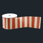 Gros-grain Ruban rayé de rétro chapiteau<br><div class="desc">Droite d'étape, gens ! Faites un pas jusque rétro au ruban barré par chapiteau extraordinaire. Oui, viennent on viennent tous ! Ce motif classique comporte au loin, rouges et crèmes les rayures réminiscentes d'une tente de cirque de chapiteau. Cette conception appareille admirablement avec la ligne de produits vintage du cirque...</div>