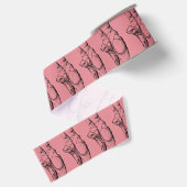Gros-grain Ruban rose d'anniversaire de ballet (Dos)