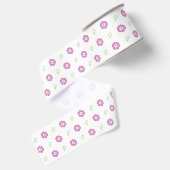 Gros-grain Ruban rose floral (Dos)