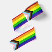 Gros-grain Ruban satiné LGBTQ+ Pride (Dos)