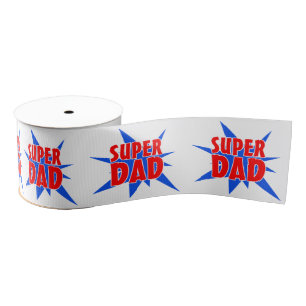 Gros-grain Ruban superbe de cadeau de fête des pères de pap