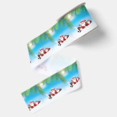 Gros-grain Ruban tropical de Père Noël (Dos)