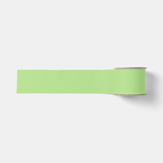 Gros-grain Ruban vert kiwi uni (Devant)