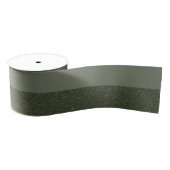 Gros-grain Ruban vert mousse à deux tons personnalisable (Bobine)