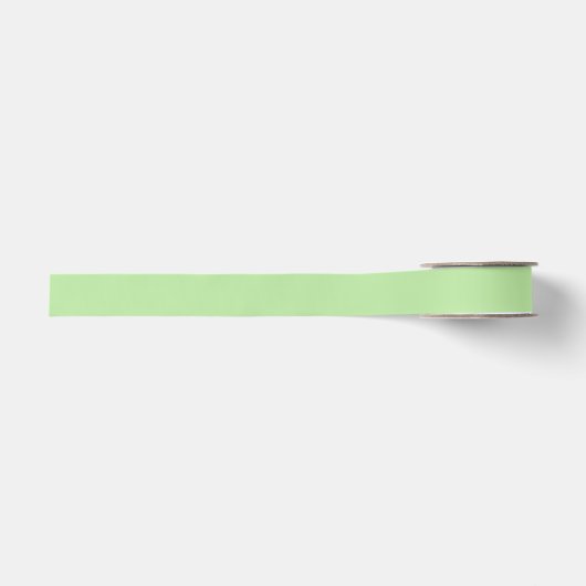 Gros-grain Ruban Vert Pastel (Devant)