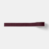Gros-grain Ruban vintage - Marsala -hounds-tooth (Devant)