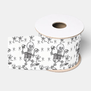 Gros-grain squelettes décoratifs en ruban