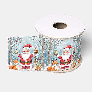 Gros-grain Trésor de vacances artistiques Ruban de Noël