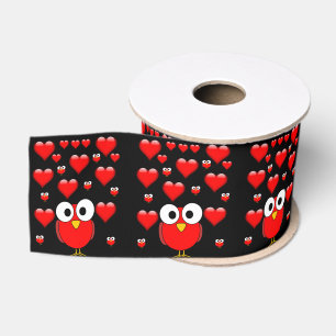 Gros-grain véntines de ruban décoratif amour