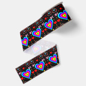 Gros-grain véntines de ruban décoratif amour (Dos)