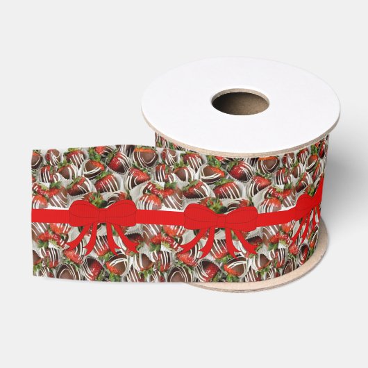 Gros-grain véntines de ruban décoratif amour (Bobine)