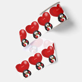 Gros-grain véntines de ruban décoratif amour (Dos)