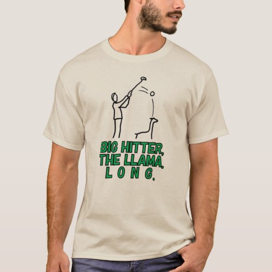 Gros Hitter, T-shirt Llama (Devant)