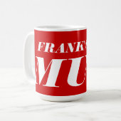 Gros jumbo géant personnalisé XL tasse à café roug (Devant gauche)