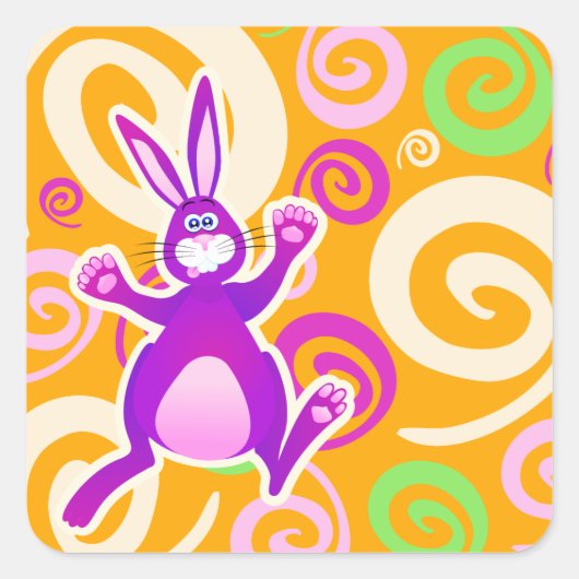 Gros lapin, autocollant (Devant)